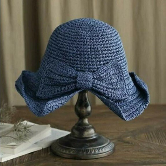 Trendy sun hats with a curved brim (1+1 free) – WaveShade Duo-Blue-Dark pink-The Livary