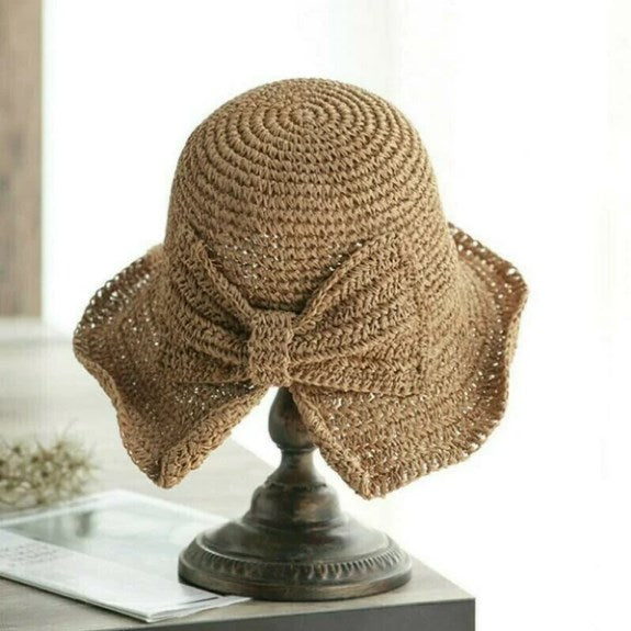Trendy sun hats with a curved brim (1+1 free) – WaveShade Duo-Khaki-Dark pink-The Livary