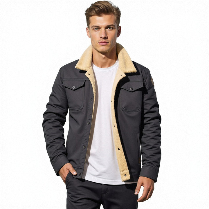 DEAVON - Timeless Bomber Jacket for Men-Black-S-The Livary