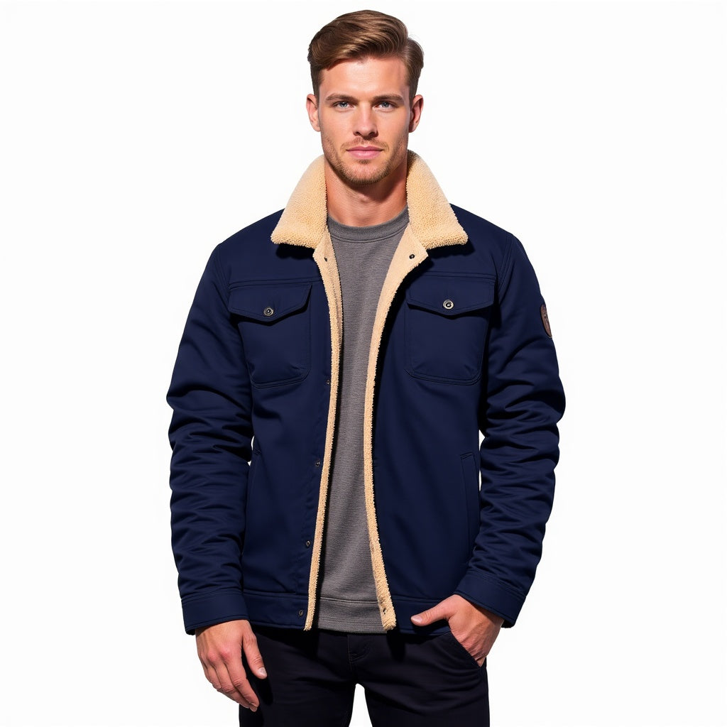 DEAVON - Timeless Bomber Jacket for Men-Black-S-The Livary