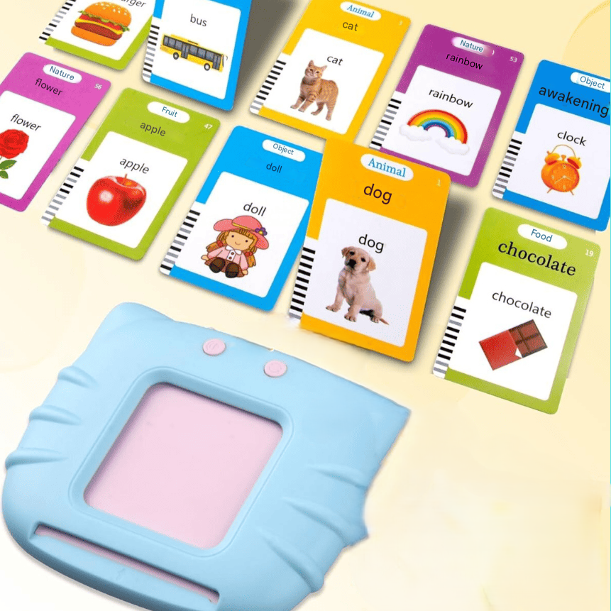 VerbaLingo - Educational Cards in Spanish and English-Blue-224 words-The Livary