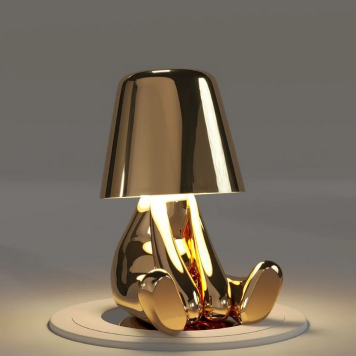 Playful Dimmable Table Lamp - LumoPals-Gold-Dreaming-The Livary