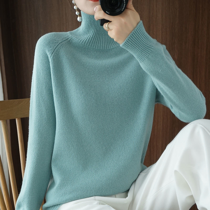 Warm Jumper for Women - Celeste-Green-blue-S-The Livary