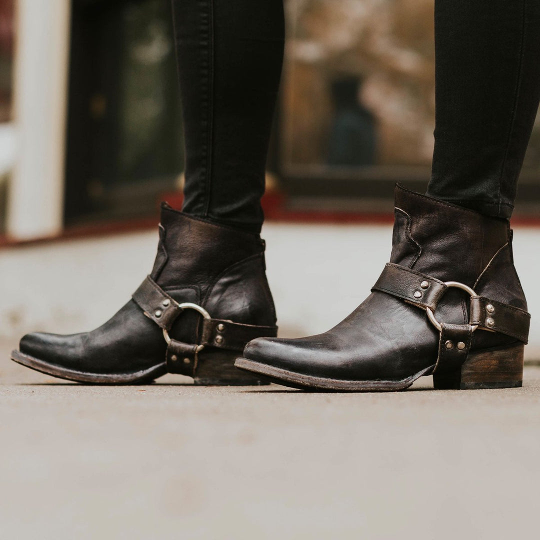 Modern Learning Ladies' Shoes - Maxime-Black Leather-2.5-The Livary
