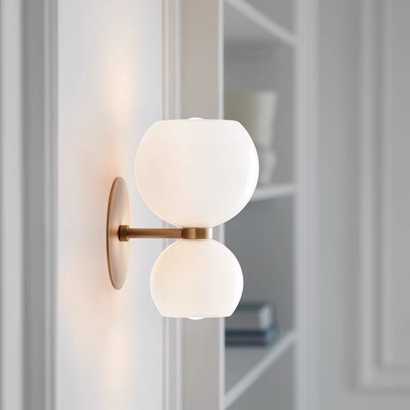 Minimalistic Double LED Wall Lamp – Lumis Duo-White-The Livary