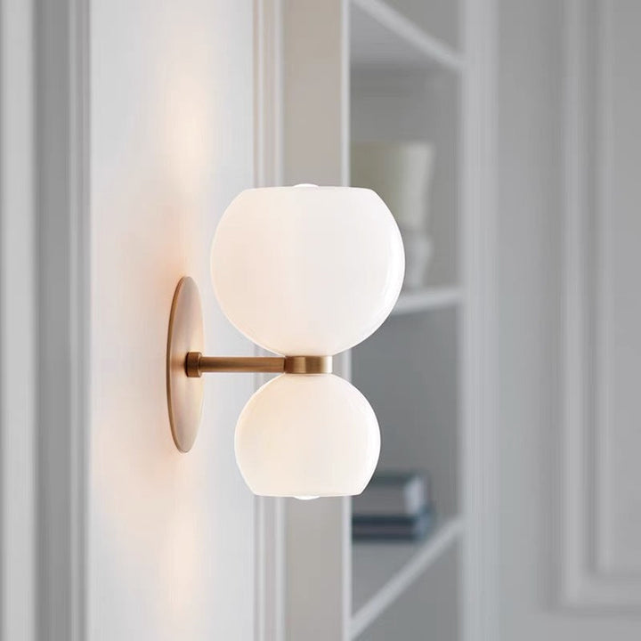 Minimalistic Double LED Wall Lamp – Lumis Duo-White-The Livary