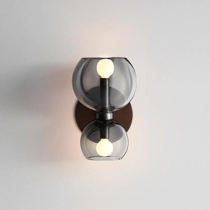 Minimalistic Double LED Wall Lamp – Lumis Duo-White-The Livary