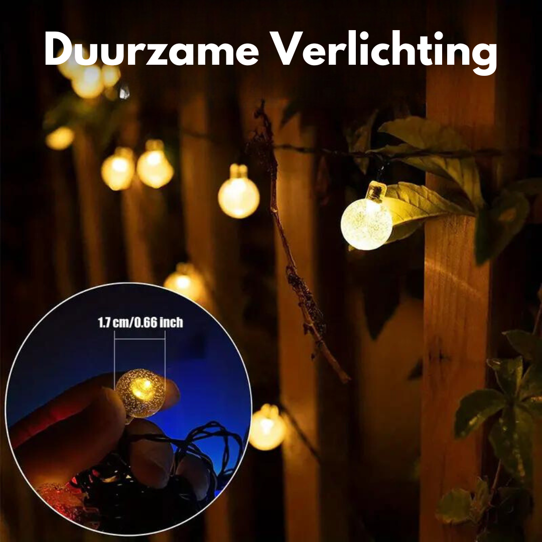 Solar String Lights for Outdoors - EcoGlow-5 Metres - 20 Lights-The Livary