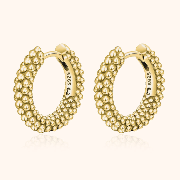 Ear stud earrings - Aurilia-Gold-The Livary