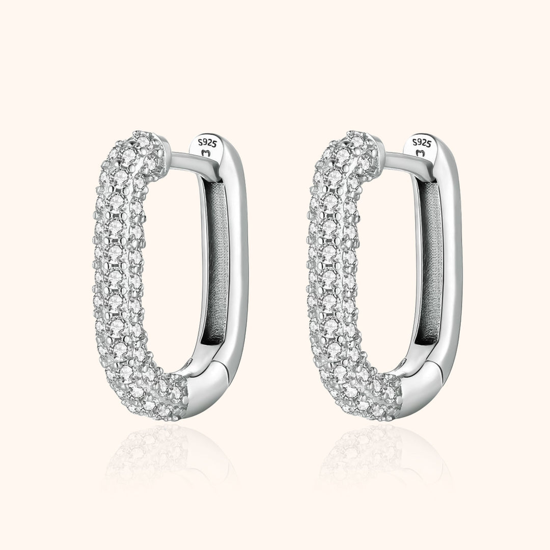 Radiant Earrings - Lucienne-Silver-The Livary