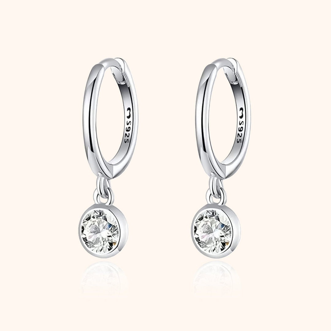 Subtle Stylish Earrings - Nova-Silver-The Livary