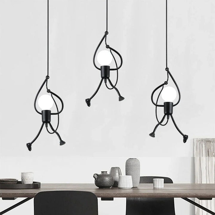 Retro Ceiling Lamp FunPop - PlayGlow-1 Light bulb-The Livary