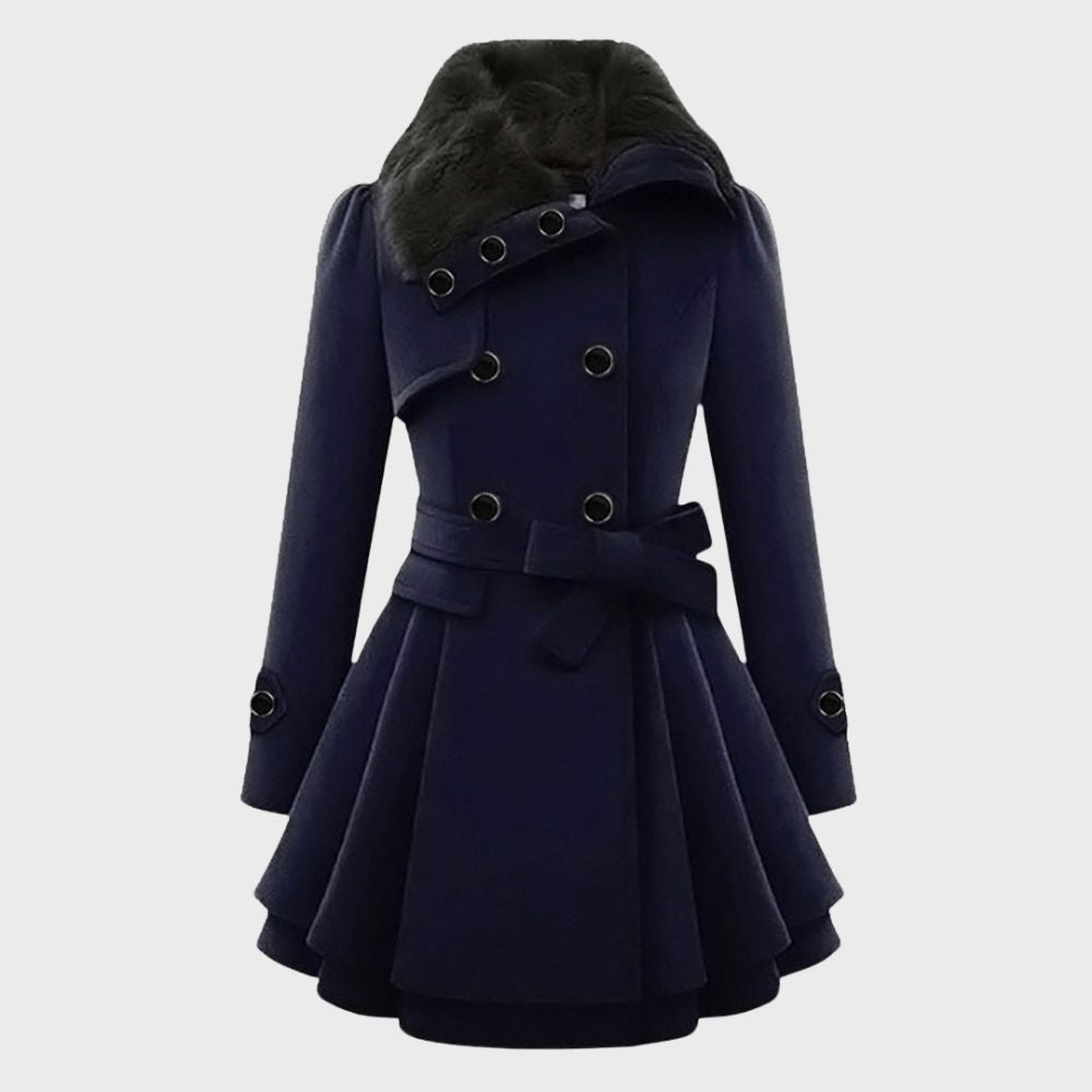Trendy Ladies' Jacket - BellaVogue-Blue-S-The Livary