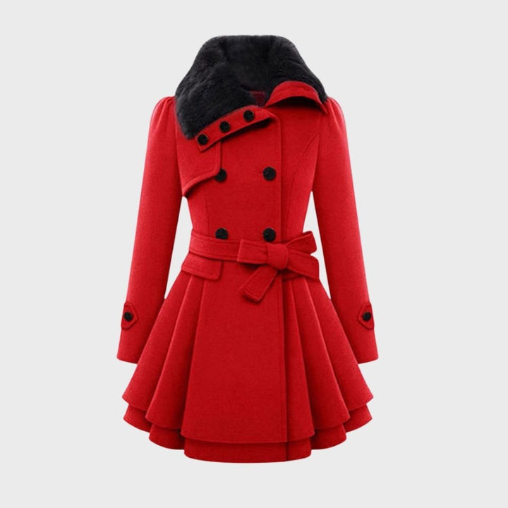 Trendy Ladies' Jacket - BellaVogue-Red-S-The Livary