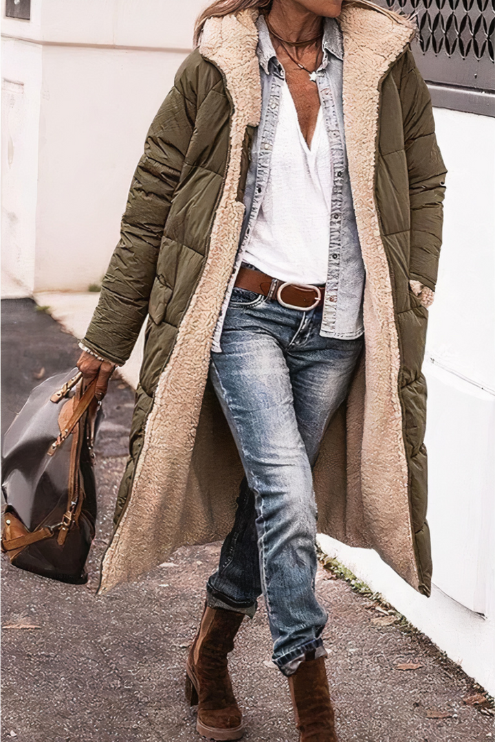 Reversible Parka - Nova-Olive green-S-The Livary