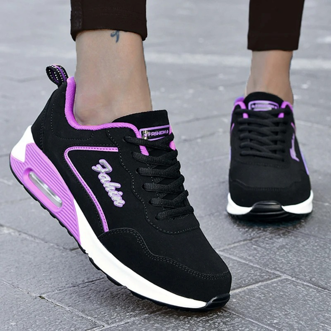 Waterproof Lightweight Women's Shoes - Aurora-Black-purple-2.5-The Livary