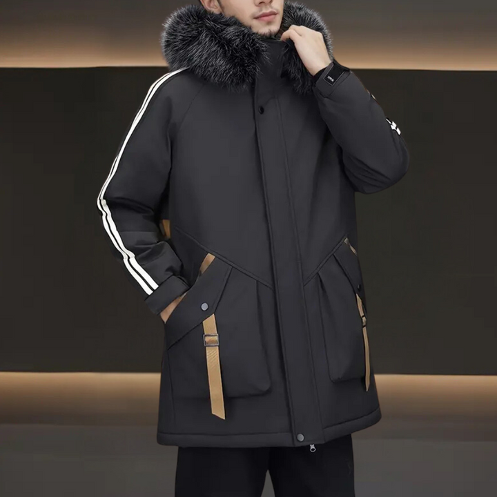 Modern Winter Jacket for Men - Maxim-Brown-S-The Livary