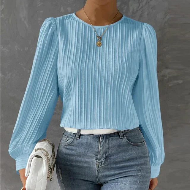 Stylish Comfortable Women's Sweater - Evelina-Blue-S-The Livary