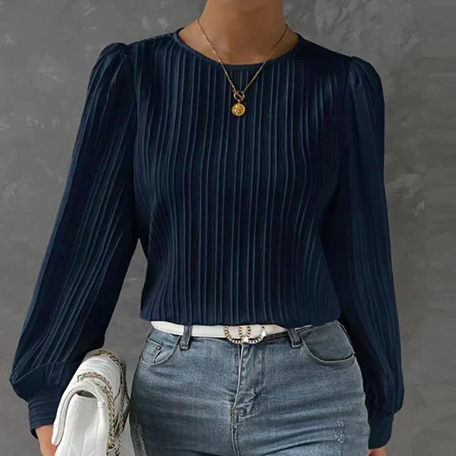 Stylish Comfortable Women's Sweater - Evelina-Dark blue-S-The Livary