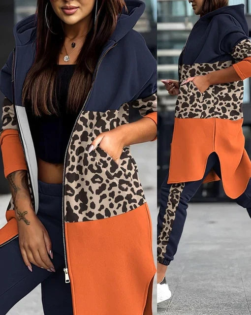 Casual Streetwear Ladies Clothing Set - Mila-Multicoloured-S-The Livary