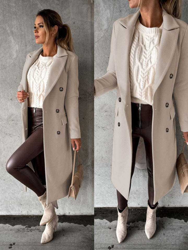 Stylish and Comfortable Ladies' Coat - Vivienne-Pink-S-The Livary
