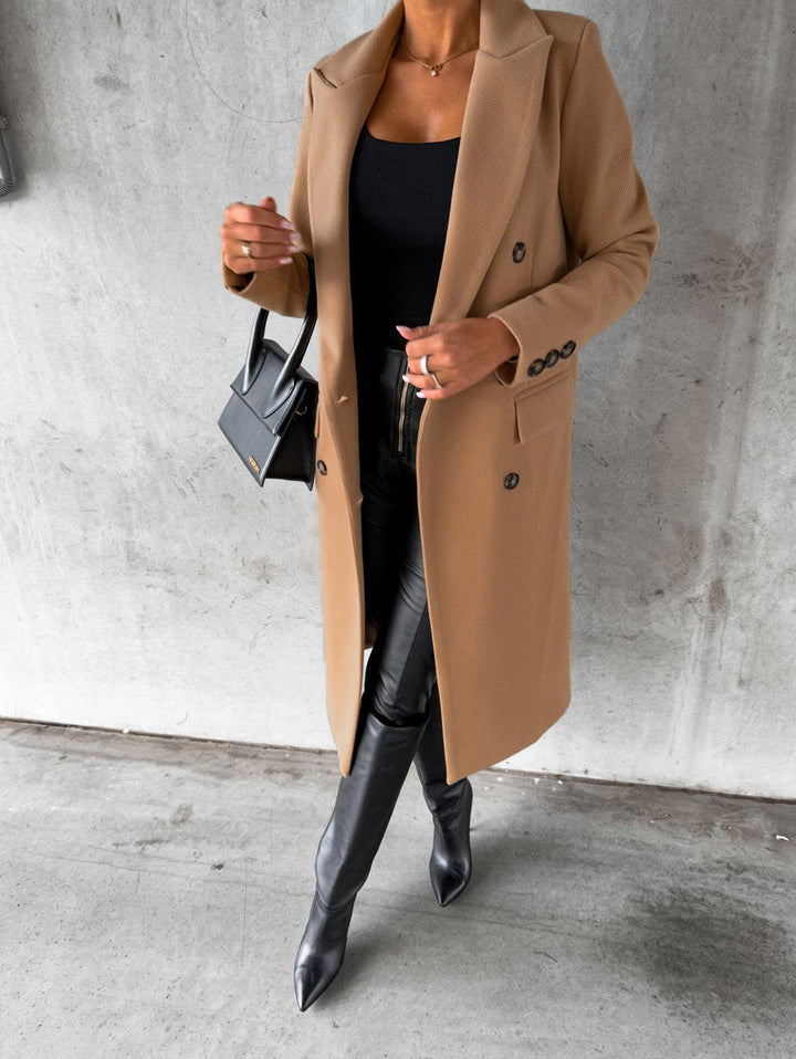 Stylish and Comfortable Ladies' Coat - Vivienne-Pink-S-The Livary
