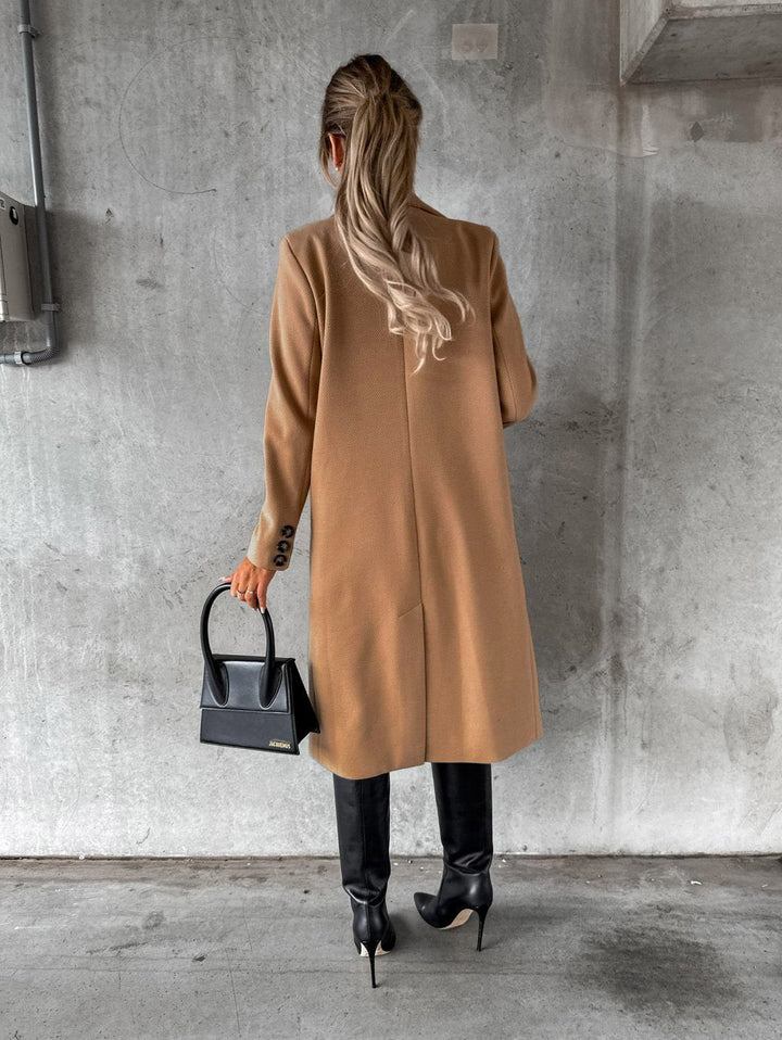 Stylish and Comfortable Ladies' Coat - Vivienne-Pink-S-The Livary