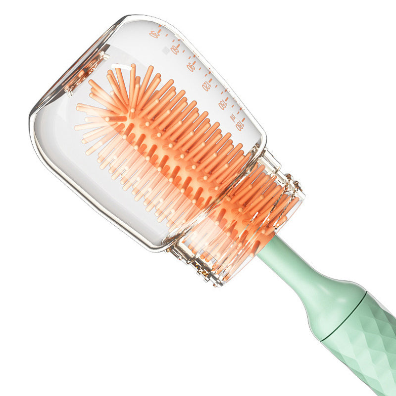 Electric Silicone Bottle Brush – BubblEase-Blue-The Livary