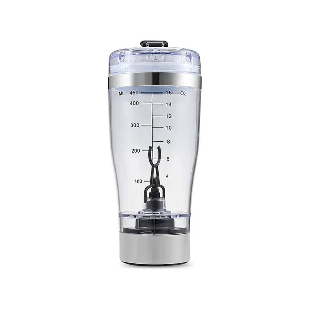 Electric Protein Shake Bottle (450 ml) - VoltMix-The Livary