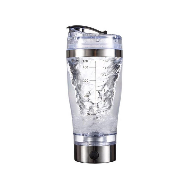 Electric Protein Shake Bottle (450 ml) - VoltMix-The Livary