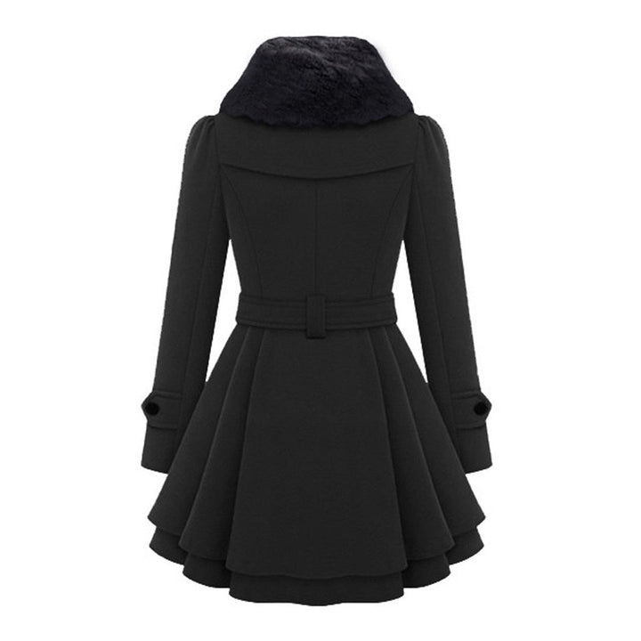 Warm and Long Ladies' Winter Coat - Vivienne-Khaki-S-The Livary