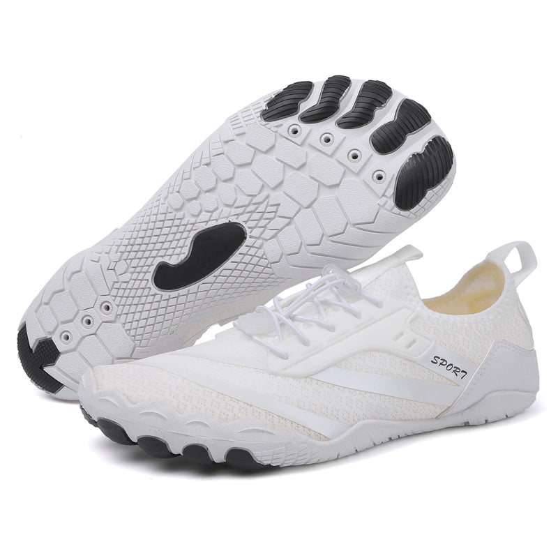 Breathable & Non-slip for Men and Women - Barefoot Shoes FlexStep-White-2.5-The Livary