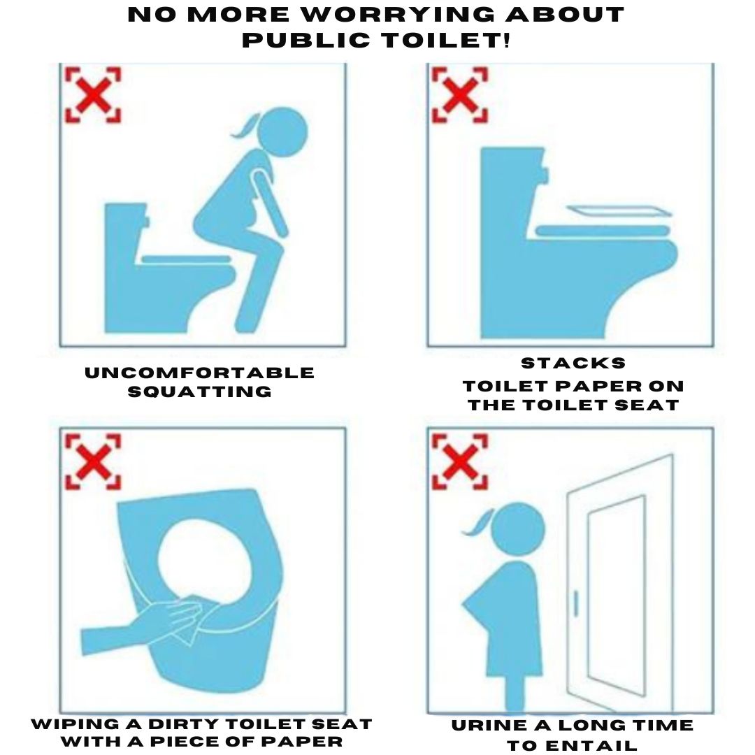 Hygienic Disposable Toilet Seat Cover - SafeSit-100 pieces (50 + 50 FREE)-The Livary