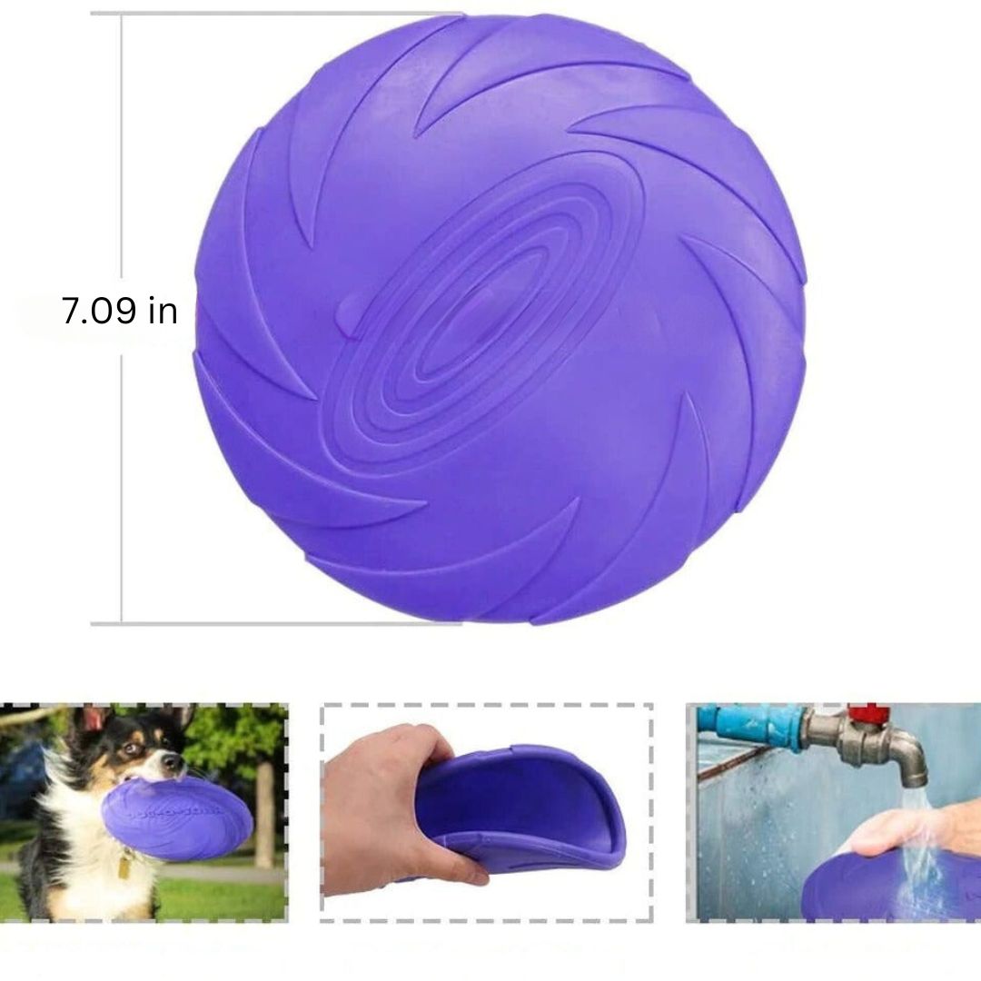 Flexible Dog Frisbee - FlexiFling (1+1 FREE)-Red-S - 5.91 IN Ø-The Livary