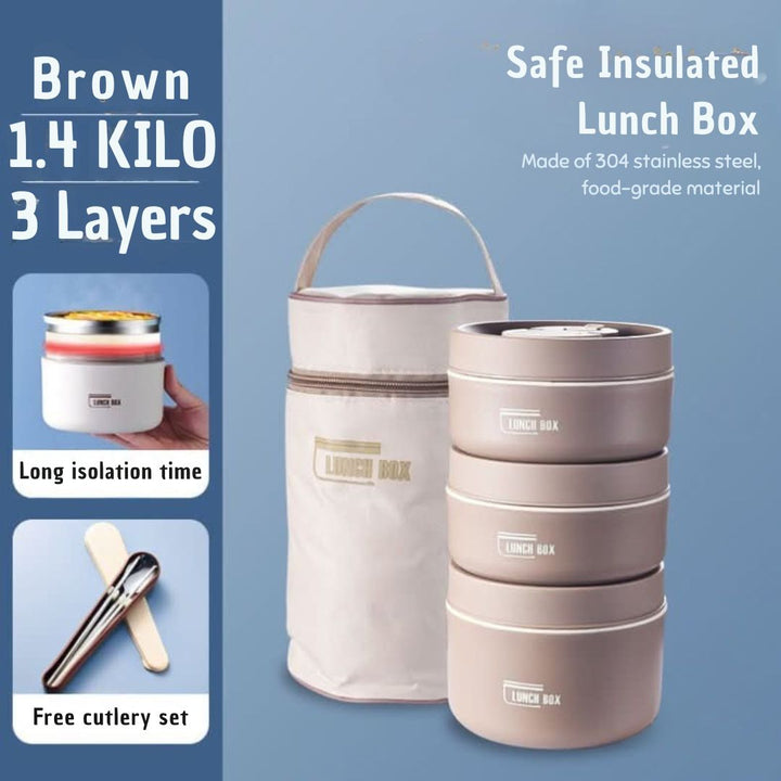 Portable Insulated Meal Container Set - LunchMate-White-2 dozen + bag + FREE cutlery set-The Livary