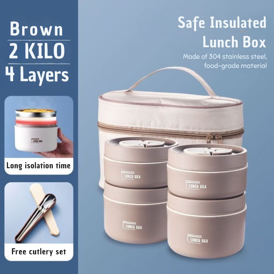 Portable Insulated Meal Container Set - LunchMate-White-2 dozen + bag + FREE cutlery set-The Livary