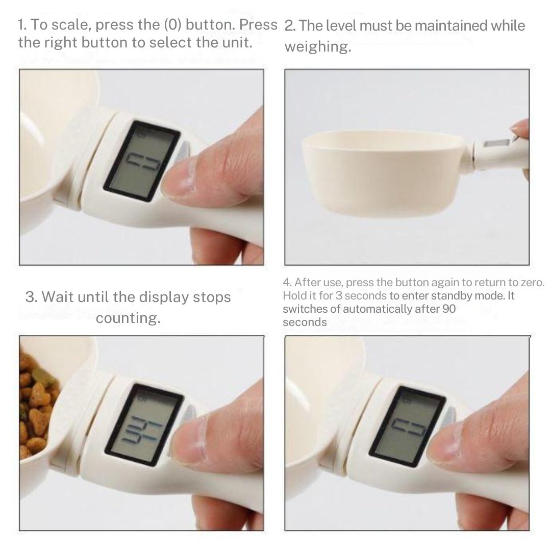 Digital Food Scale - PetPortion-The Livary