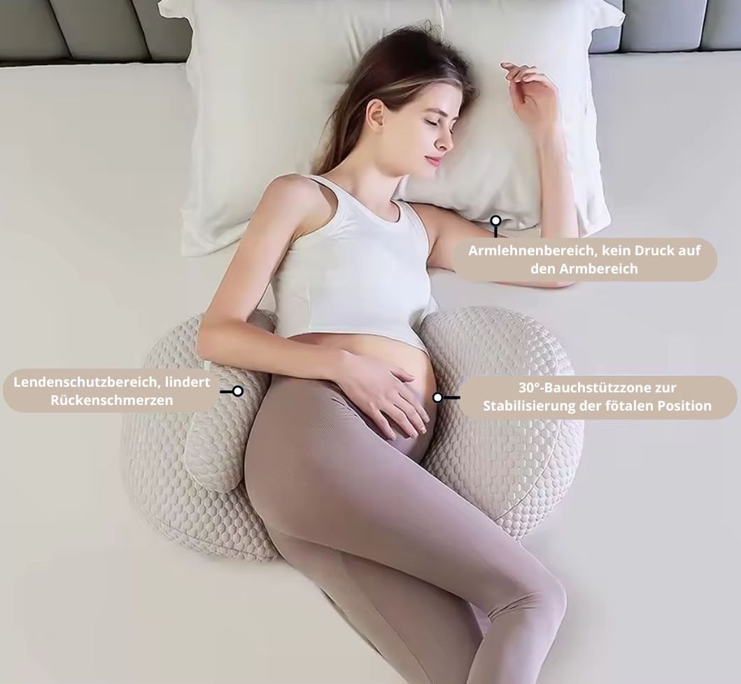 Ergonomic Pregnancy Pillow - MammaComfort-The Livary