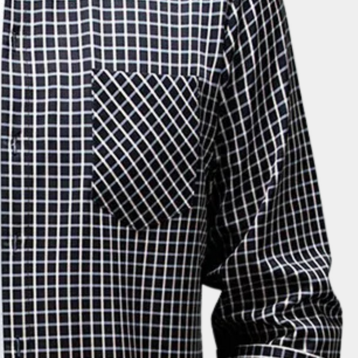 Stylish Checked Men's Shirt - Lucas-S-The Livary