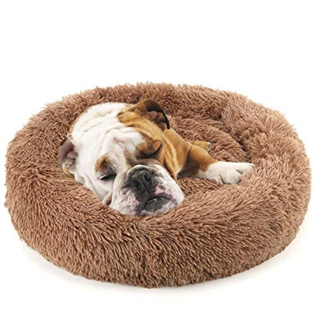 Calming Dog Bed - Snoozy-Brown-S (Ø 50 cm)-The Livary