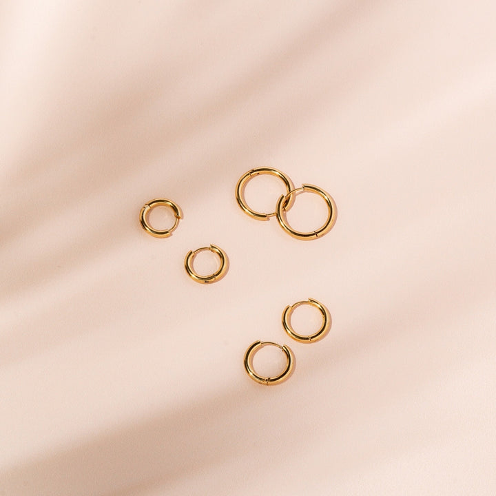 Timeless Hoop Earrings - Celeste-Gold-Small-The Livary
