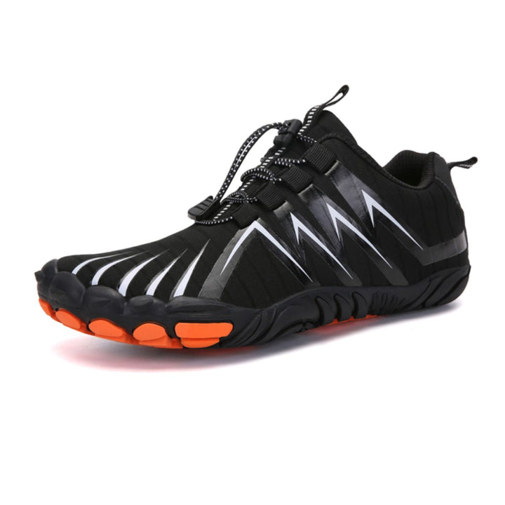Flexible Barefoot Sneaker - Finn-Black-4-The Livary