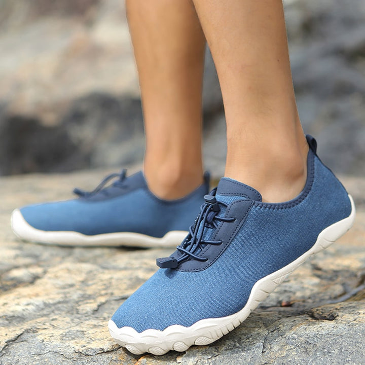 Barefoot sports shoes with non-slip sole – Leonis-Blue-6-The Livary
