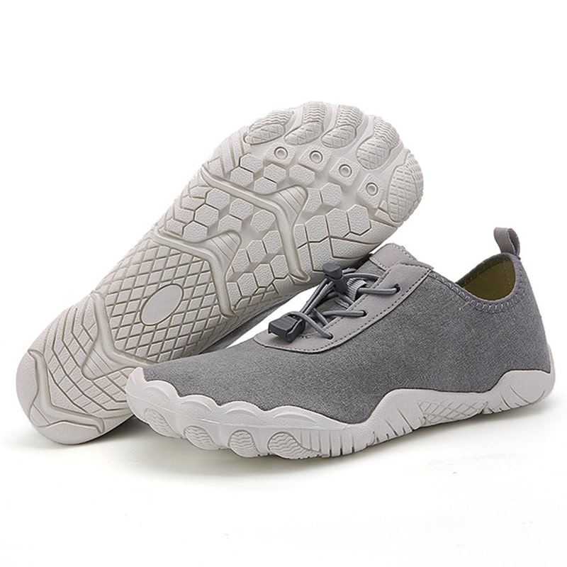 Barefoot sports shoes with non-slip sole – Leonis-Gray-3.5-The Livary