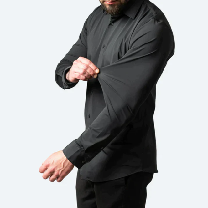 Comfortable Stretch Shirt - Lucas-White-S-The Livary