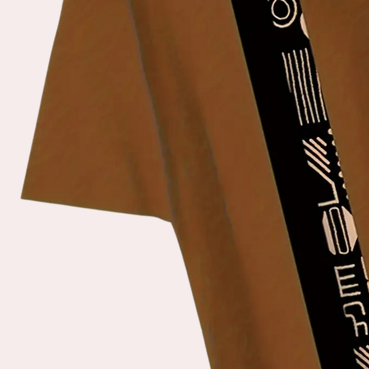 Casual T-Shirt with Colour Blocks for Men - Milo-S-The Livary
