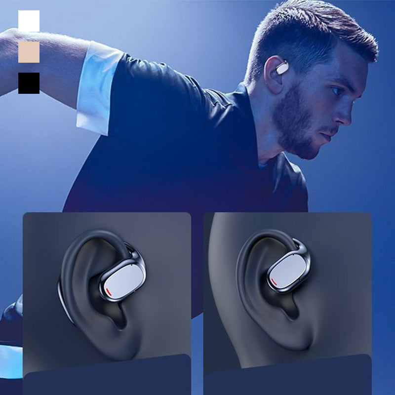 Wireless Earbuds with Open Design - AirBeat Flex-Black-The Livary
