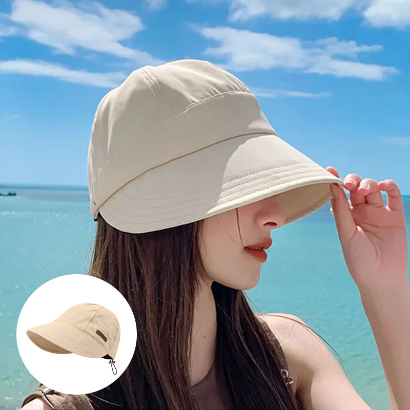 UV Protection Sun Hat for Women Foldable & Breathable – Alina (1+1 FREE)-Black-The Livary