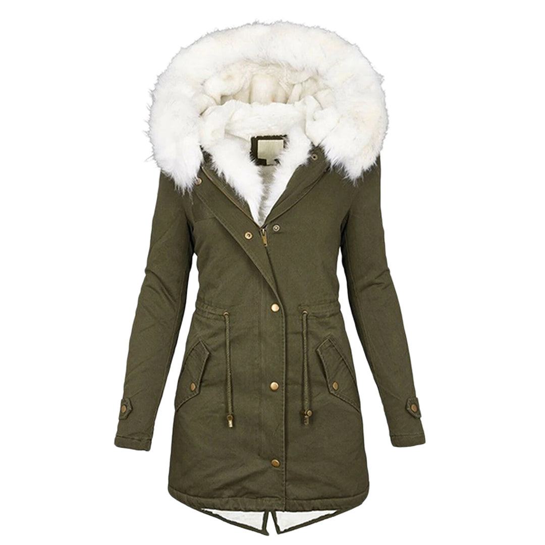 Warm and Stylish Winter Coat - Elin-Green-S-The Livary