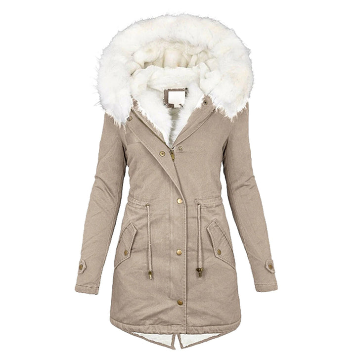 Warm and Stylish Winter Coat - Elin-Khaki-S-The Livary